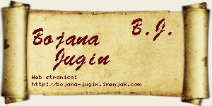 Bojana Jugin vizit kartica